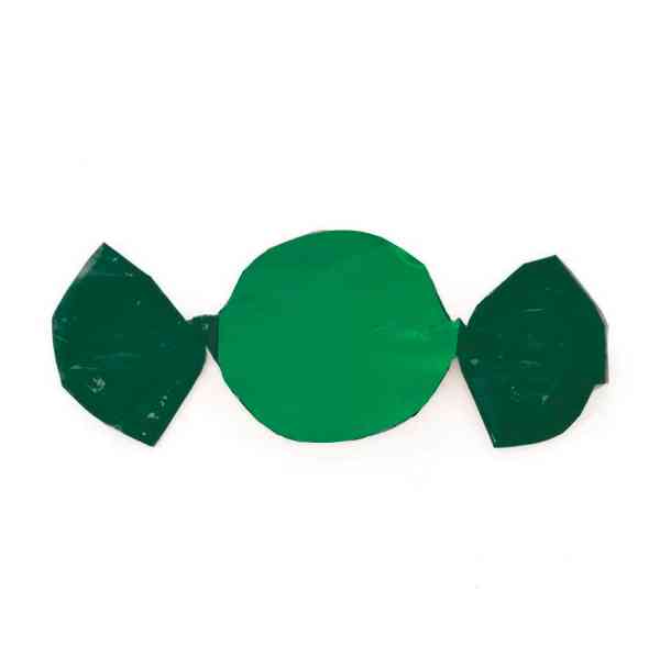 Imagem de Embalagem Alumínio Trufa e Bombom Verde Bandeira 14,5X15,5cm 100 Unidades - CROMUS